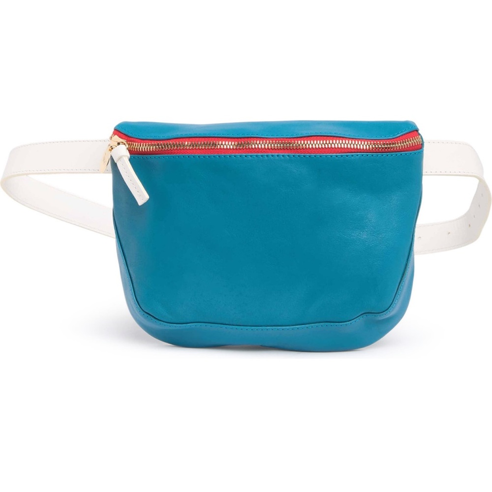 BRAND NEW Clare V turquoise Fanny pack
